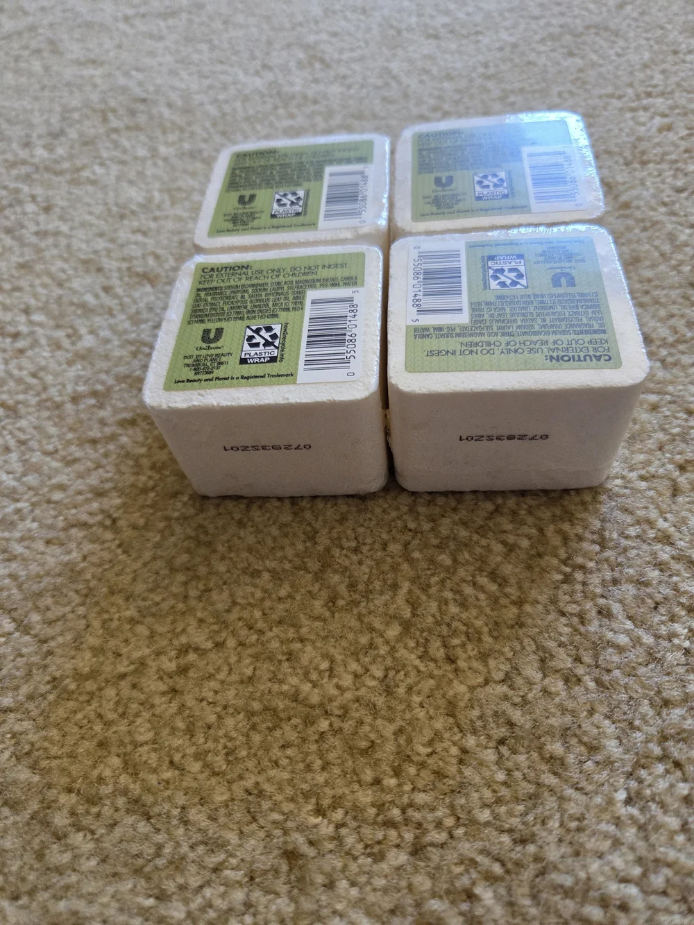 Beloved Cashmere Wood & Sage Bath Bombs Set of 4 New Sealed 4 oz Each Gifting